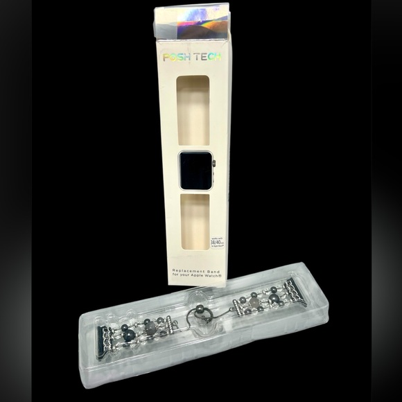 Posh Tech Replacement Adjustable Bolo Bead Apple Watch Strap 38/40MM - Picture 1 of 8